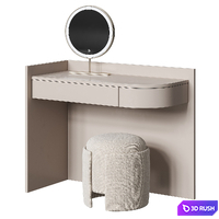 Dressing table NG18 3D Model Vray, Corona
