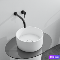 Freestanding washbasin by Rexa 3D Model Vray, Corona
