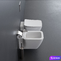 Ideal Standard STRADA II Wall-Hang WC art. T2997 art. T2971 3D Model Corona