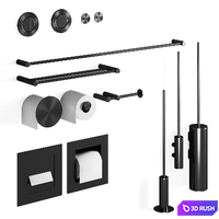 CEA bathroom set 3D Model Vray, Corona