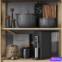 Kitchen accessories045 3D Model Vray, Corona