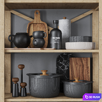 Kitchen accessories045 3D Model Vray, Corona