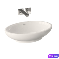 Villeroy &amp; Boch - Loop &amp; Friends Sink 3D Model Vray, Corona