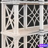Stanley Preserve-Botany Etagere in Orchid 3D Model Corona