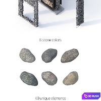 Modern barbecue from Gabion 2 3D Model Vray