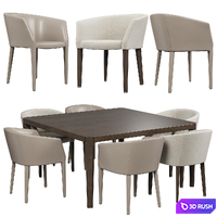 Giorgetti Margot armchair 3D Model Corona
