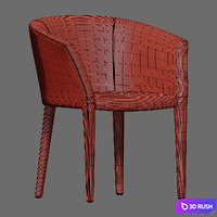 Giorgetti Margot armchair 3D Model Corona