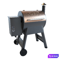 Traeger Outdoor Barbecue Grill - Pro Series 22 3D Model Vray, Corona