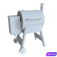 Traeger Outdoor Barbecue Grill - Pro Series 22 3D Model Vray, Corona