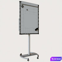 Flipchart Attache 700x1000 3D Model Corona