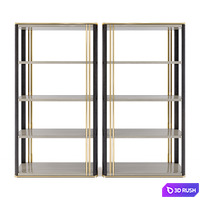 Frato, Lugano Shelving Unit 3D Model