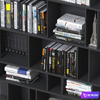 Shelving BoConcept COMO. 3D Model Corona