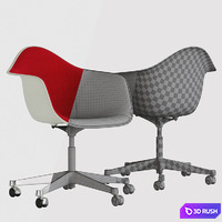 Herman Miller_Eames Task Chairs 3D Model Vray, Corona