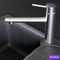 Sink Smeg Mixer Concetto 3D Model Vray, Corona