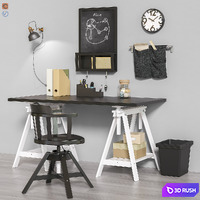 Workplace set 6 3D Model