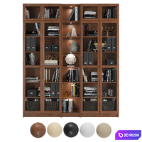 Rack Billy / Oksberg Ikea.Combination-5 3D Model Vray, Corona