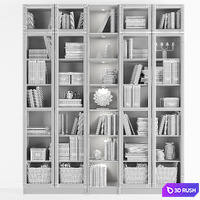 Rack Billy / Oksberg Ikea.Combination-5 3D Model Vray, Corona