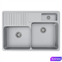 Nabu sink and lux mixer 3D Model Vray