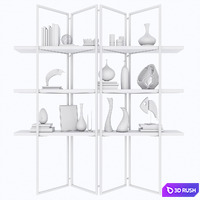 Shelving 39 3D Model Corona