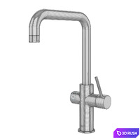 Kitchen faucet set GROHE Blue set 66 3D Model Vray, Corona