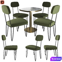 Table Lixfeld AM.PM chair Daffo La Redoute 3D Model Corona