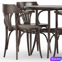 Table 252 Armchair 25 3D Model Corona
