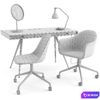 Office set by Norr11 and MENU 3D Model Corona