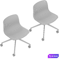 Hay About A Chair ACC 14-15 3D Model Vray