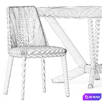 Belinda, Planer Round Keramik by Cattelan Italia 3D Model Vray, Corona