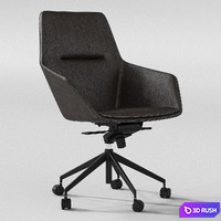 Office arm chair 3D Model Vray