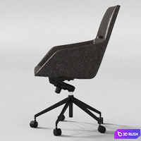 Office arm chair 3D Model Vray
