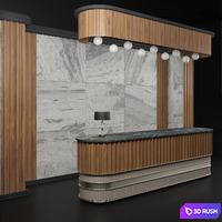 Reception G34 3D Model Vray