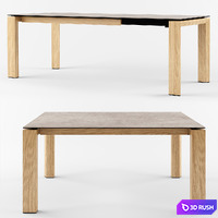 Connubia Calligaris Omnia Dining Table_Greta chair 3D Model Vray