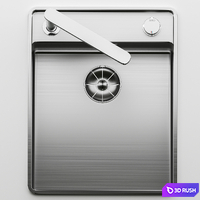 Blanco - Mixer Tap Culina and Sinks Attika 3D Model Vray