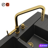 lux_sink 3D Model Vray, Corona