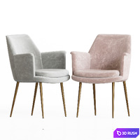 Dining Set 63 3D Model Vray, Corona