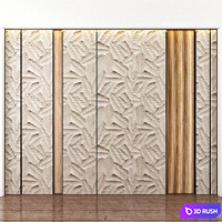 Wall Panel No. 154 3D Model Vray