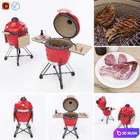 Camado_grill / Camado Grill 3D Model Vray, Corona