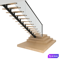 Stairs 3D Model Corona