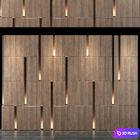 Wall Panel 08 3D Model Vray