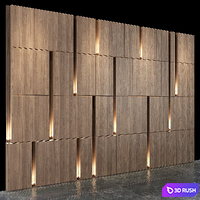 Wall Panel 08 3D Model Vray