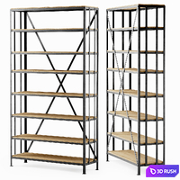 Large metal rack / Large metal rack 3D Model Corona
