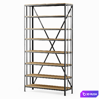Large metal rack / Large metal rack 3D Model Corona