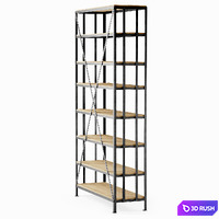 Large metal rack / Large metal rack 3D Model Corona