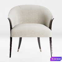 Delilah chair and Daliesque table by Christopher Guy 3D Model Vray