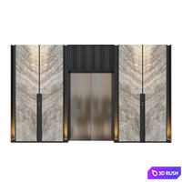 Elevator 5 3D Model Corona