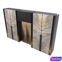 Elevator 5 3D Model Corona