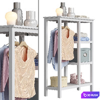 Hemnes / Hemnes Open Cabinet Ikea 3D Model Corona