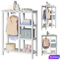 Hemnes / Hemnes Open Cabinet Ikea 3D Model Corona