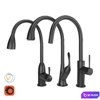 kitchen faucet set 02 3D Model Vray